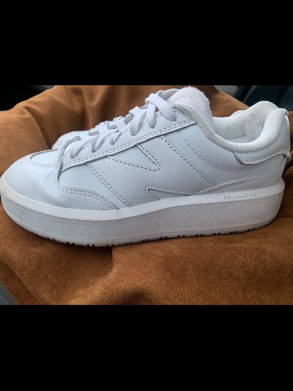 New Balance Women’s All-White Platform Sneaker CT302